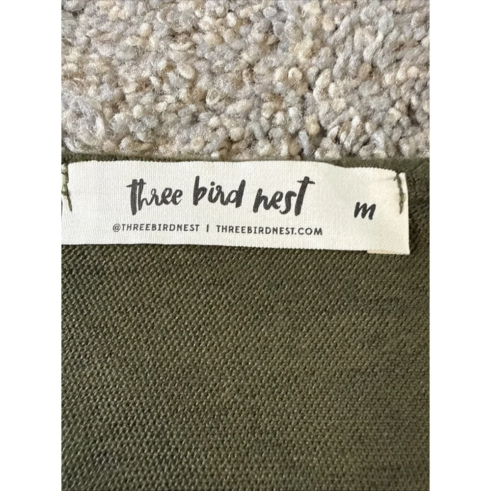 Three Bird Nest Women's Comfy Wide Leg Jumpsuit Green Size Medium - Picture 7 of 7